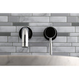 Concord Single-Handle 2-Hole Wall Mount Bathroom Faucet