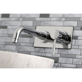 Concord Single-Handle 2-Hole Wall Mount Bathroom Faucet