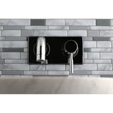 Concord Single-Handle 2-Hole Wall Mount Bathroom Faucet