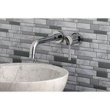Concord Single-Handle 2-Hole Wall Mount Bathroom Faucet