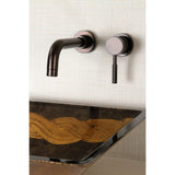 Concord Single-Handle 2-Hole Wall Mount Bathroom Faucet