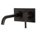Concord Single-Handle 2-Hole Wall Mount Bathroom Faucet