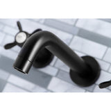Essex Double-Handle 3-Hole Wall Mount Bathroom Faucet