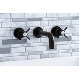 Essex Double-Handle 3-Hole Wall Mount Bathroom Faucet