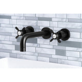 Essex Double-Handle 3-Hole Wall Mount Bathroom Faucet