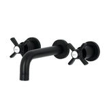 Millennium Double-Handle 3-Hole Wall Mount Bathroom Faucet
