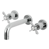 Essex Double-Handle 3-Hole Wall Mount Bathroom Faucet