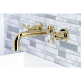 Essex Double-Handle 3-Hole Wall Mount Bathroom Faucet