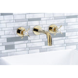 Essex Double-Handle 3-Hole Wall Mount Bathroom Faucet