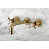 Essex Double-Handle 3-Hole Wall Mount Bathroom Faucet