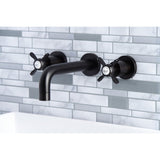Essex Double-Handle 3-Hole Wall Mount Bathroom Faucet