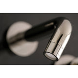 Millennium Double-Handle 3-Hole Wall Mount Bathroom Faucet