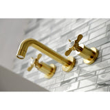 Essex Double-Handle 3-Hole Wall Mount Bathroom Faucet