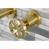 Belknap Double-Handle 3-Hole Wall Mount Bathroom Faucet