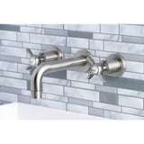 Essex Double-Handle 3-Hole Wall Mount Bathroom Faucet