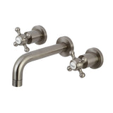 Metropolitan Double-Handle 3-Hole Wall Mount Bathroom Faucet