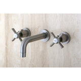Millennium Double-Handle 3-Hole Wall Mount Bathroom Faucet