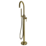 Concord Single-Handle 1-Hole Freestanding Tub Faucet with Hand Shower