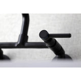 Concord Double-Handle 2-Hole Wall-Mount Bridge Kitchen Faucet