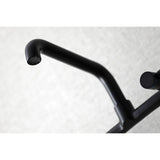 Concord Double-Handle 2-Hole Wall-Mount Bridge Kitchen Faucet