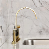 Continental Two-Handle 4-Hole Deck Mount Bridge Kitchen Faucet with Brass Side Sprayer