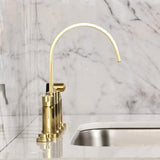 Continental Two-Handle 4-Hole Deck Mount Bridge Kitchen Faucet with Brass Side Sprayer