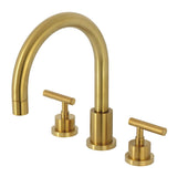 Manhattan Two-Handle 3-Hole Deck Mount Roman Tub Faucet