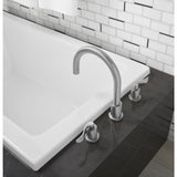 NuWave French Two-Handle 3-Hole Deck Mount Roman Tub Faucet