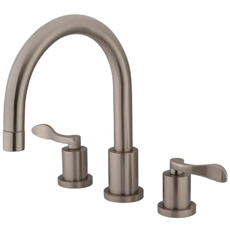 NuWave French Two-Handle 3-Hole Deck Mount Roman Tub Faucet