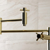 Concord Two-Handle 1-Hole Deck Mount Pot Filler Faucet