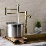 Concord Two-Handle 1-Hole Deck Mount Pot Filler Faucet