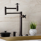 Concord Two-Handle 1-Hole Deck Mount Pot Filler Faucet