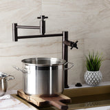 Concord Two-Handle 1-Hole Deck Mount Pot Filler Faucet