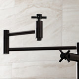 Concord Two-Handle 1-Hole Deck Mount Pot Filler Faucet
