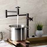 Concord Two-Handle 1-Hole Deck Mount Pot Filler Faucet