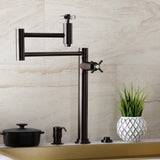 Millennium Two-Handle 1-Hole Deck Mount Pot Filler Faucet