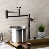 Millennium Two-Handle 1-Hole Deck Mount Pot Filler Faucet