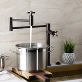 Millennium Two-Handle 1-Hole Deck Mount Pot Filler Faucet