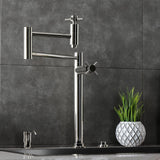 Concord Two-Handle 1-Hole Deck Mount Pot Filler Faucet