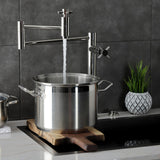 Concord Two-Handle 1-Hole Deck Mount Pot Filler Faucet