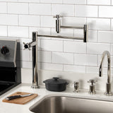 Concord Two-Handle 1-Hole Deck Mount Pot Filler Faucet