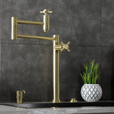 Concord Two-Handle 1-Hole Deck Mount Pot Filler Faucet