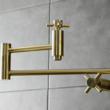 Concord Two-Handle 1-Hole Deck Mount Pot Filler Faucet