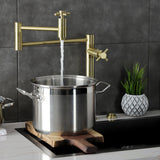 Concord Two-Handle 1-Hole Deck Mount Pot Filler Faucet