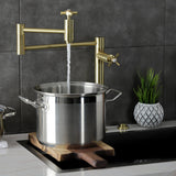 Millennium Two-Handle 1-Hole Deck Mount Pot Filler Faucet