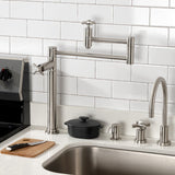 Millennium Two-Handle 1-Hole Deck Mount Pot Filler Faucet