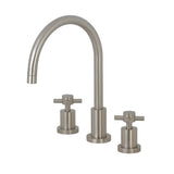 Concord Double-Handle 3-Hole Widespread Kitchen Faucet