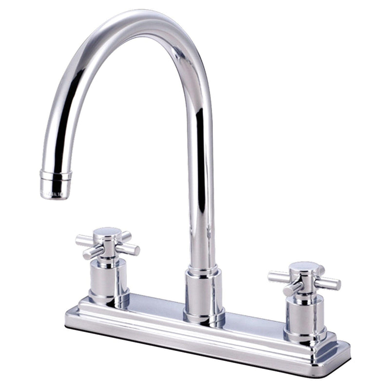 Concord Two-Handle 3-Hole 8" Centerset Kitchen Faucet