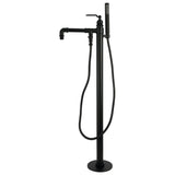 Whitaker Single-Handle 1-Hole Freestanding Tub Faucet with Hand Shower