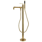 Whitaker Single-Handle 1-Hole Freestanding Tub Faucet with Hand Shower